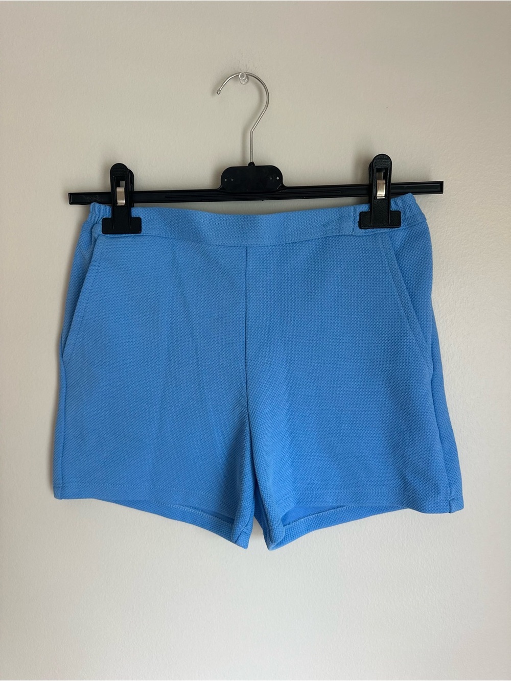 NEW BISBY Girls Basic Short - Delphinium Size 12 Blue Elastic Waist & Pockets